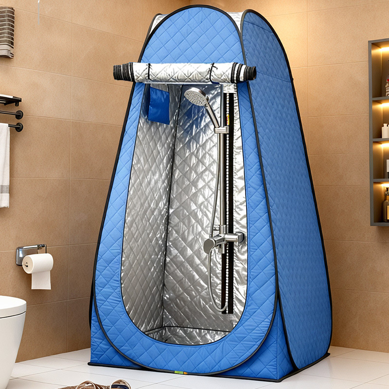 Outdoor Camping Toilet Tent - ポータブルサーマルテント 冬キャンプ用シャワー 防水更衣室 アウトドアキャンプ 氷上釣り トイレ用