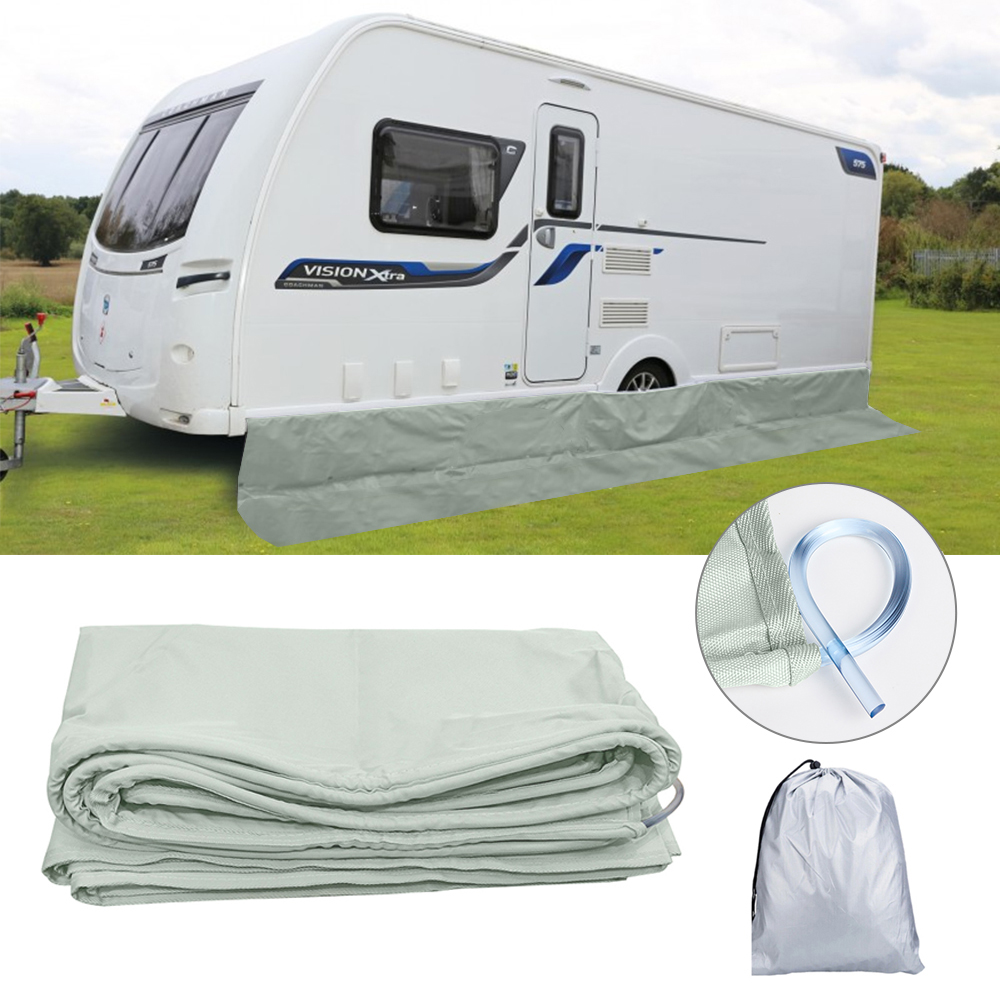 Outdoor Camping Accessories - キャンピングカー/キャンピングバン用 アウトドアキャンプ 防風防塵アクセサリー キャンピングカーオーニング ウィンドスカート
