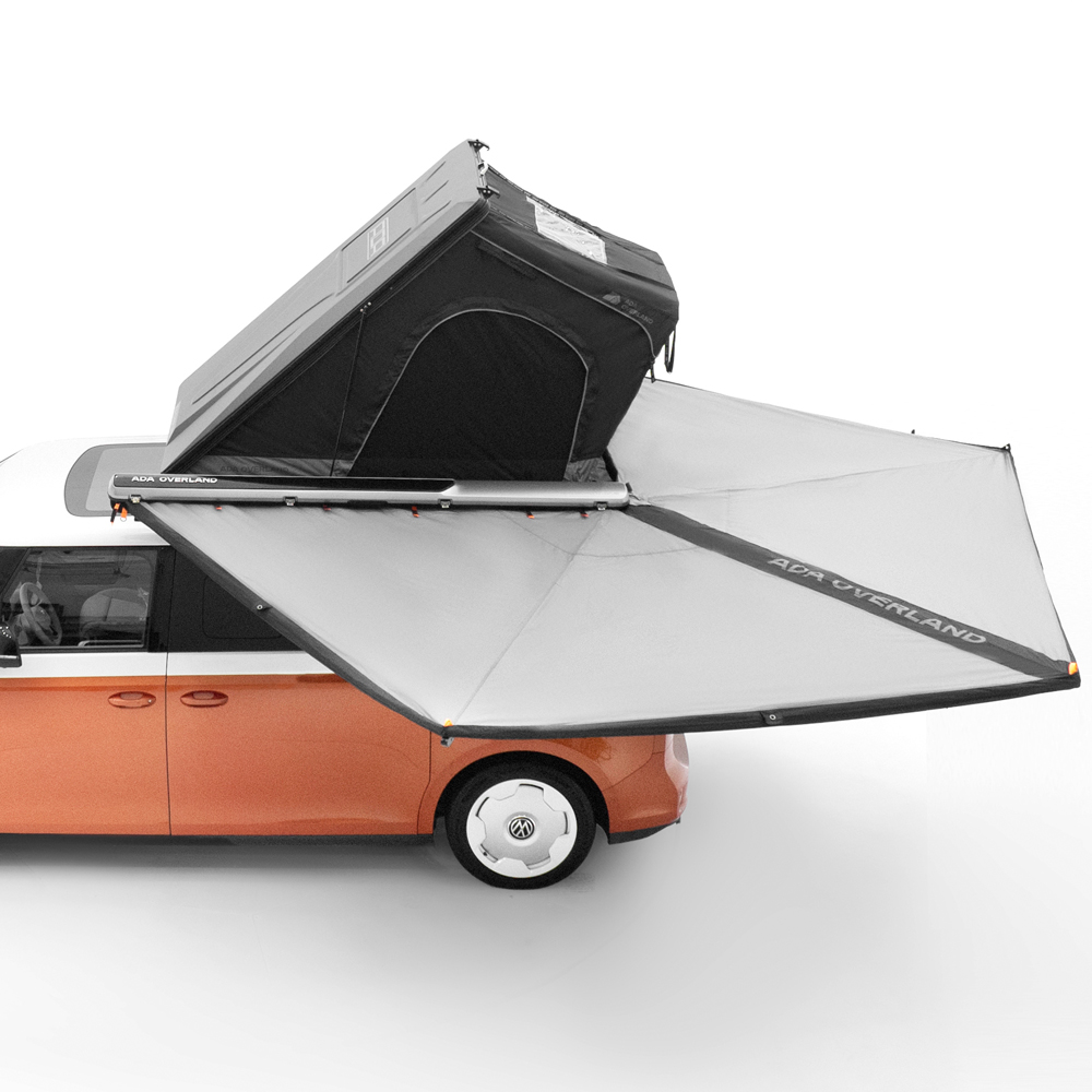 Camping Tent - 4x4オフロードキャンプテント スリムトライアングルハードシェルアルミクイックセットアップカートテント 2～3人用