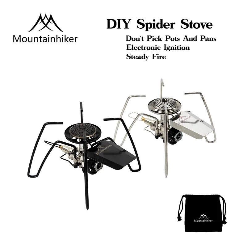 Outdoor Camping Wood Stove - 登山家の折りたたみ式スパイダーストーブ、ポータブルステンレス鋼ストーブバーナー、軽量サバイバルツール、観光ピクニックハイキング、屋外