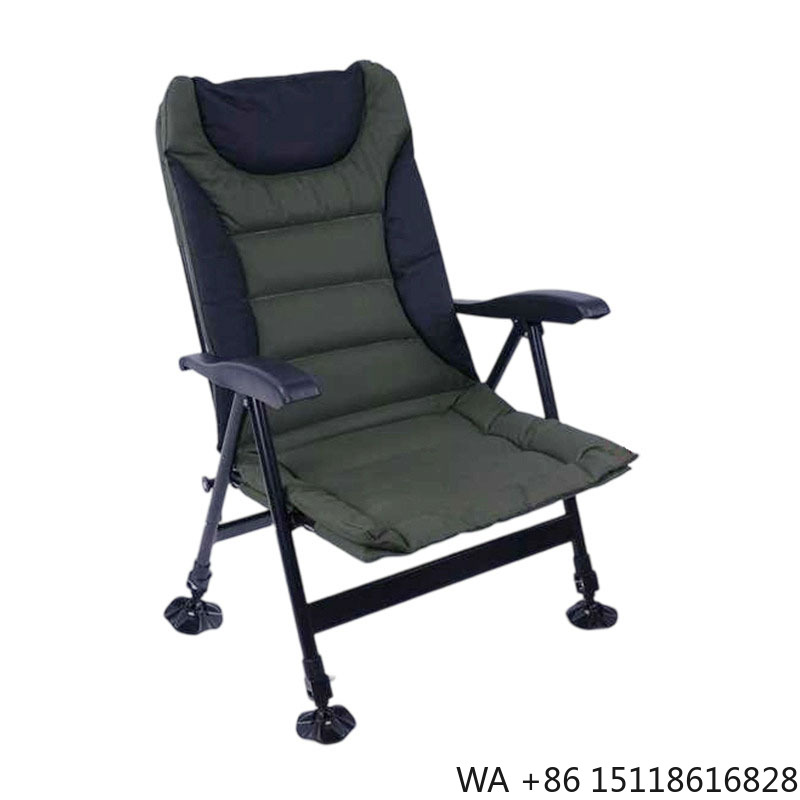 Outdoor Camping Folding Chair - ポータブル折りたたみ式5段階調整可能58*38/88CMアウトドアチェア：キャンプ、釣り、ビーチアクティビティに最適な椅子