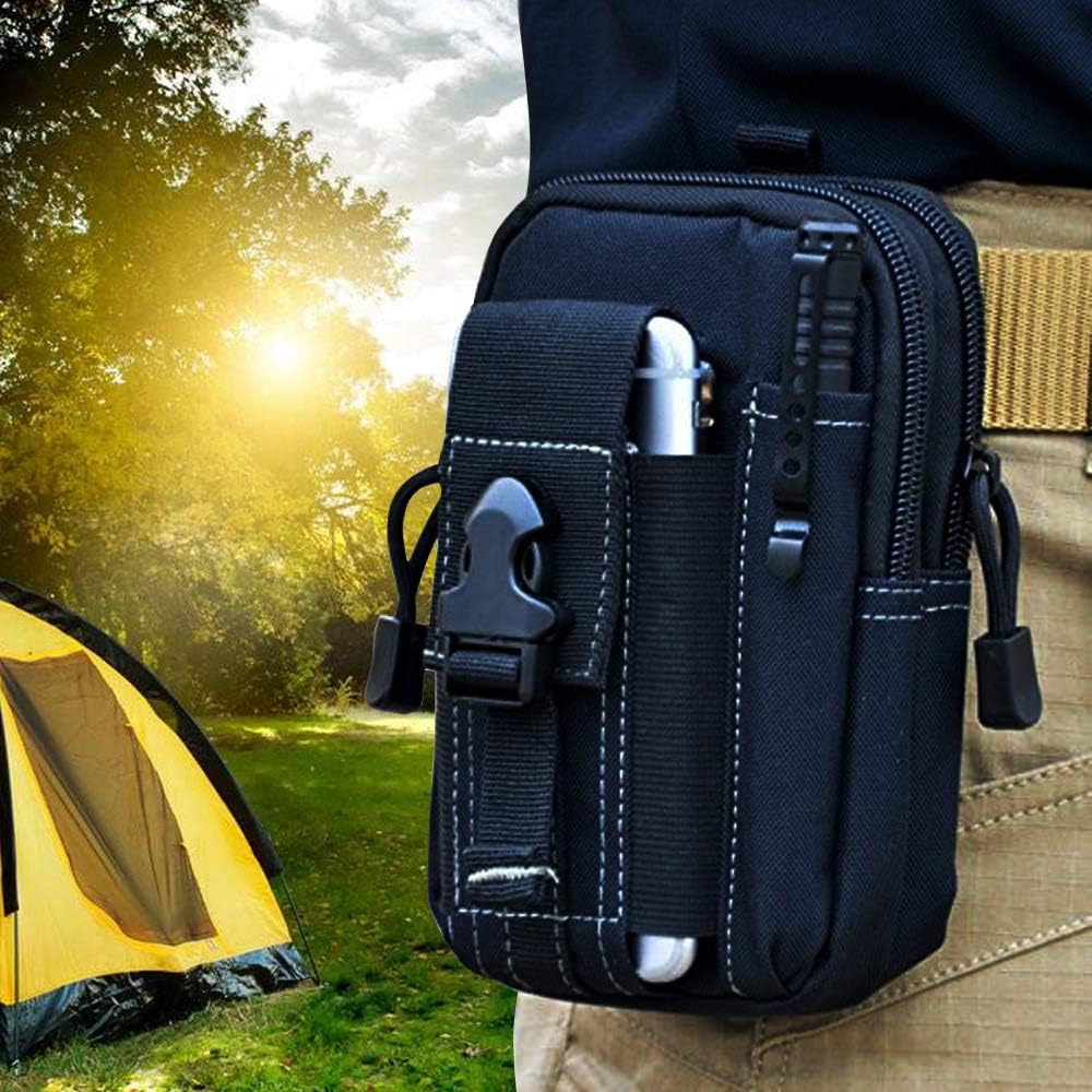 戦術的なモールベルトポーチ軍事ウエストバッグ EDC ツール - Outdoor Camping Accessories のレビューと価格