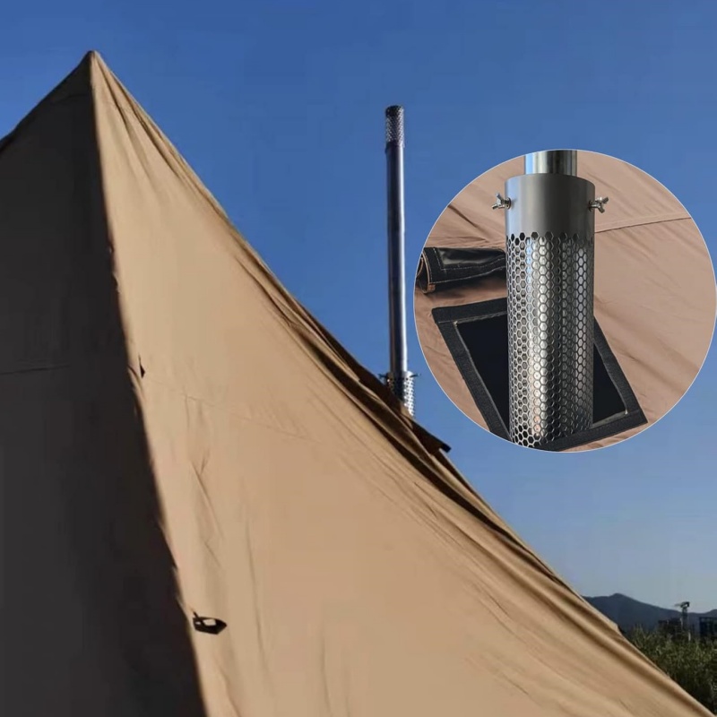 キャンプストーブパイプステンレス鋼煙突チューブ屋外テント用薪 - Outdoor Camping Wood Stove のレビューと価格