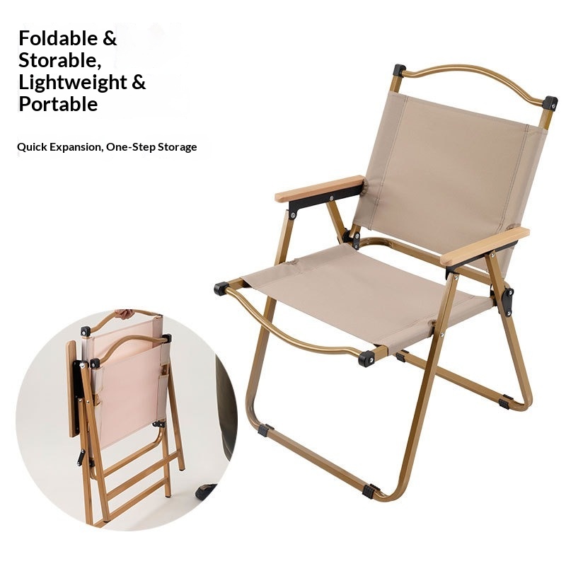 ポータブル軽量折りたたみ式アウトドアキャンプチェアハイバック - Outdoor Camping High Chair のレビューと価格