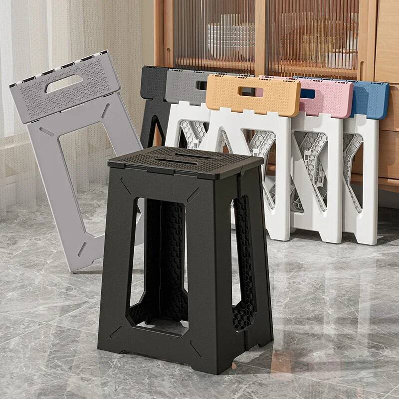 大人用プラスチック製スツール家庭用ポータブルハイスツール子供 - Outdoor Camping High Chair のレビューと価格
