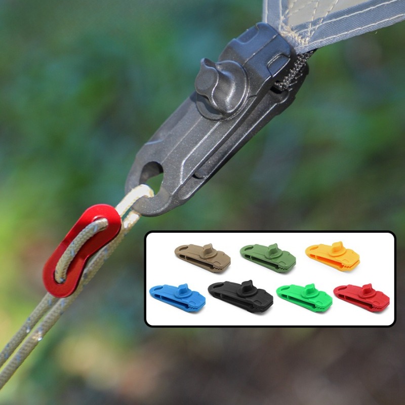 5/10個入り キャンプ用タープクリップ アウトドアクランプ - Outdoor Camping Extension Cord のレビューと価格