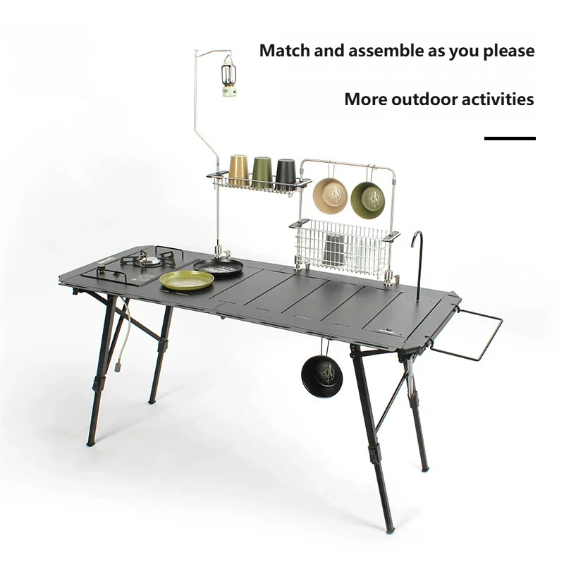 ポータブルアルミ合金 Igt テーブル屋外キャンプ折りたたみ - Camp Table Folding のレビューと価格