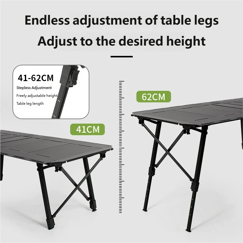 ポータブルアルミ合金 Igt テーブル屋外キャンプ折りたたみ - Camp Table Folding のレビューと価格