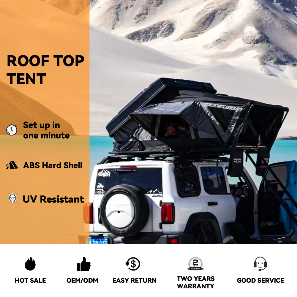 工場で新しく設計された自動サイドオープンルーフトップテント  - Camping Tent のレビューと価格