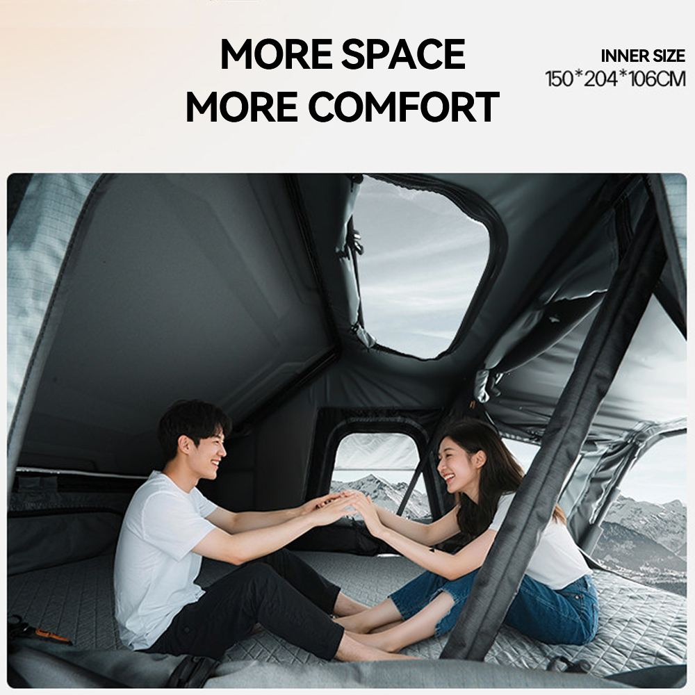 工場で新しく設計された自動サイドオープンルーフトップテント  - Camping Tent のレビューと価格