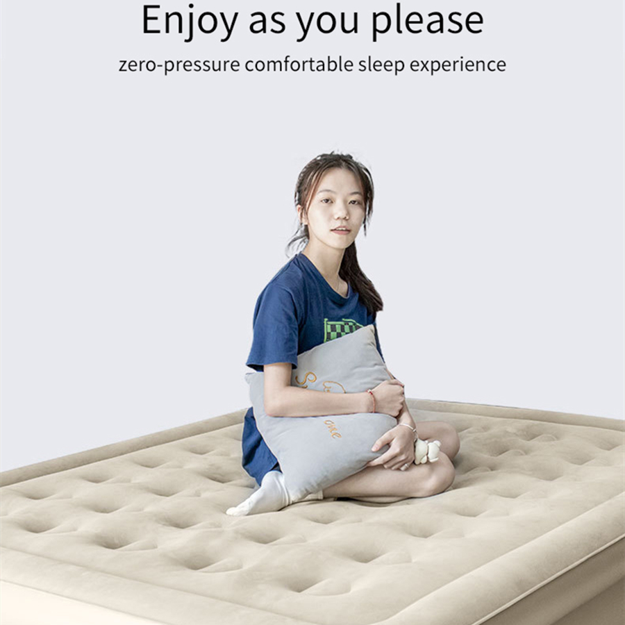 インフレータブルPVCスリーピングマットレス,豪華な2人用キ - Inflatable Mattress のレビューと価格