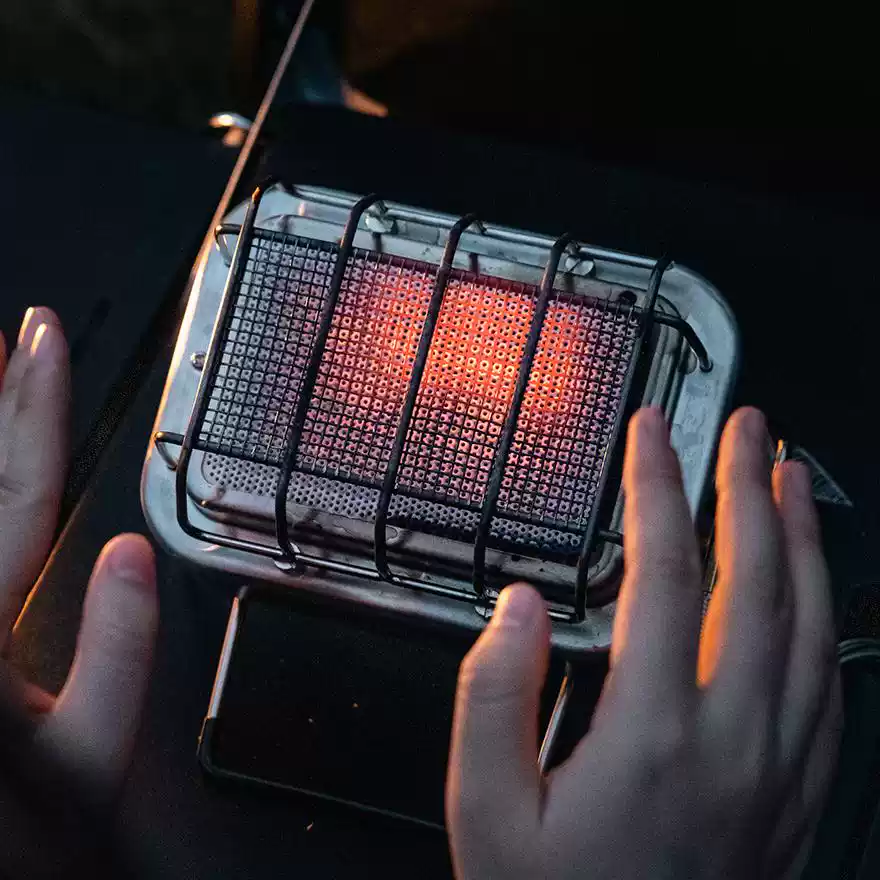ポータブル2in1キャンプ用ヒーター＆ストーブ、アウトドアガ - Outdoor Camping Burner のレビューと価格