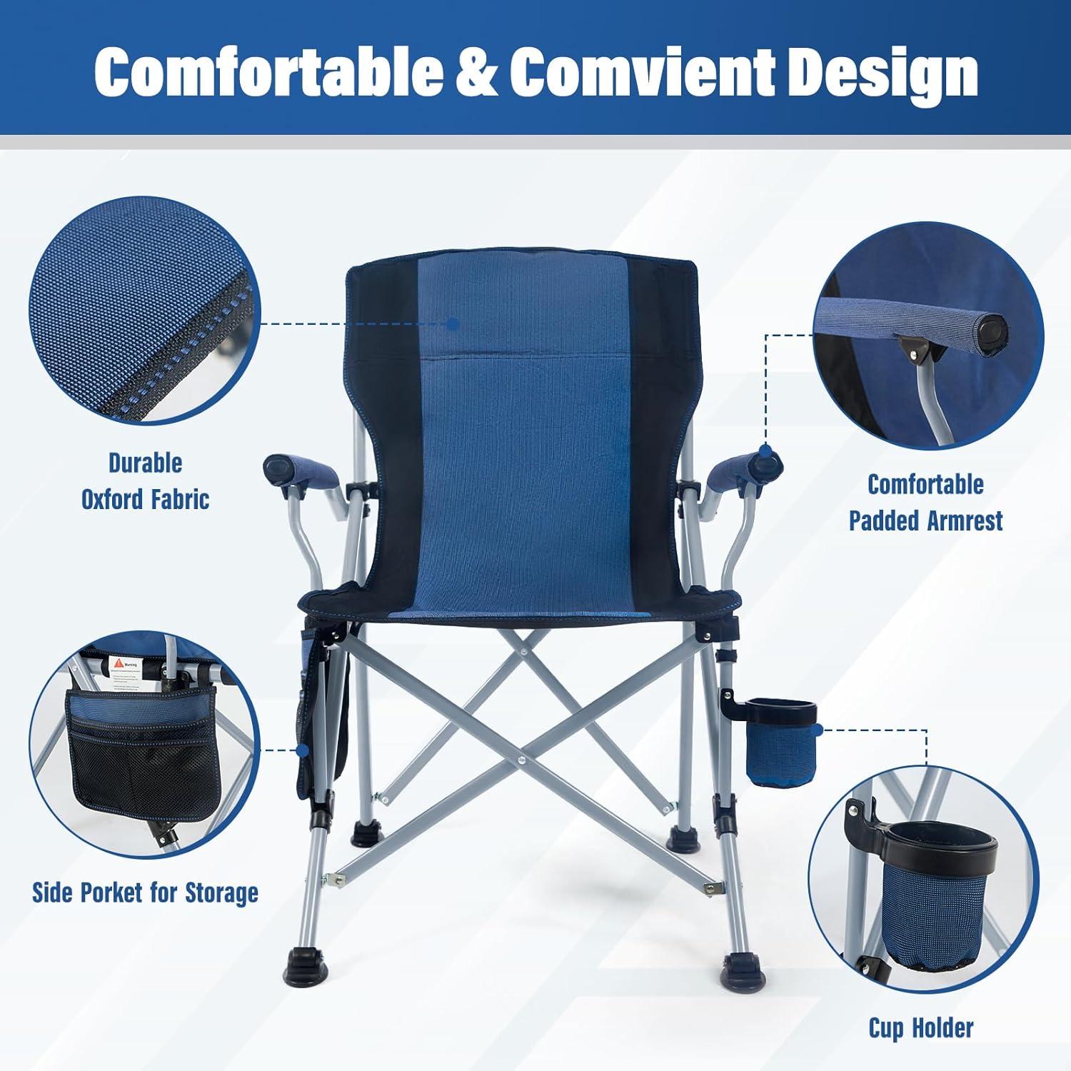 工場卸売 アウトドア ポータブル 折りたたみ式 キャンプチェ - Outdoor Camping Folding Chair のレビューと価格