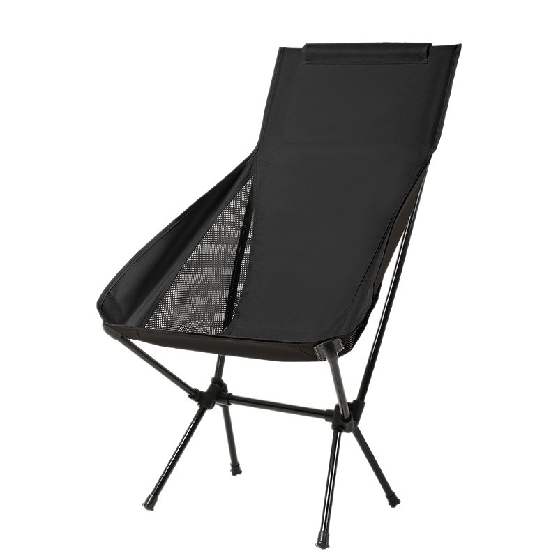 折りたたみ式ポータブルムーンスペースチェア、通気性のあるハイ - Outdoor Camping High Chair のレビューと価格