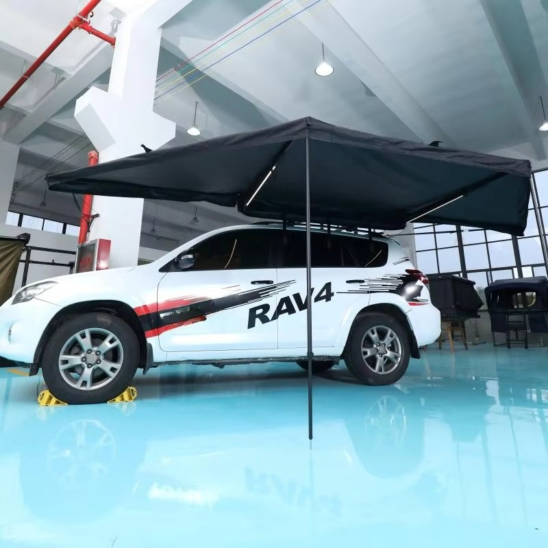 屋外キャンプ用180度扇形日よけテント 新型ダブルポールモデ - Camping Tent のレビューと価格