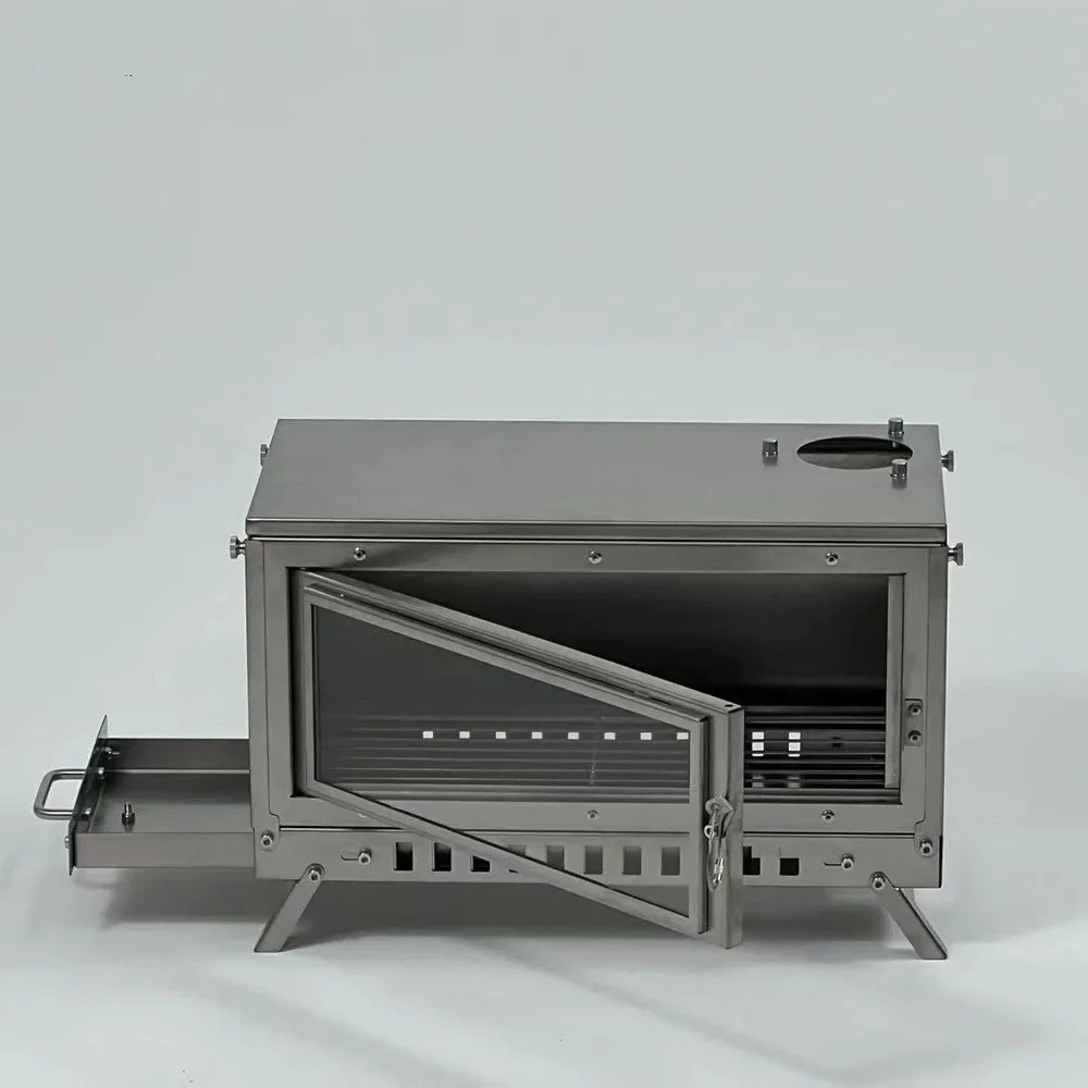 薪ストーブ テントストーブ 折りたたみ式 ポータブル 火鉢  - Outdoor Camping Wood Stove のレビューと価格