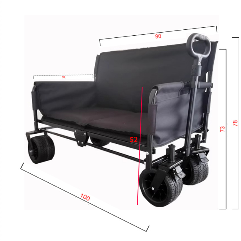 JXFT多機能四輪メタル屋外折りたたみワゴンリクライニングソ - Camp Table Folding のレビューと価格