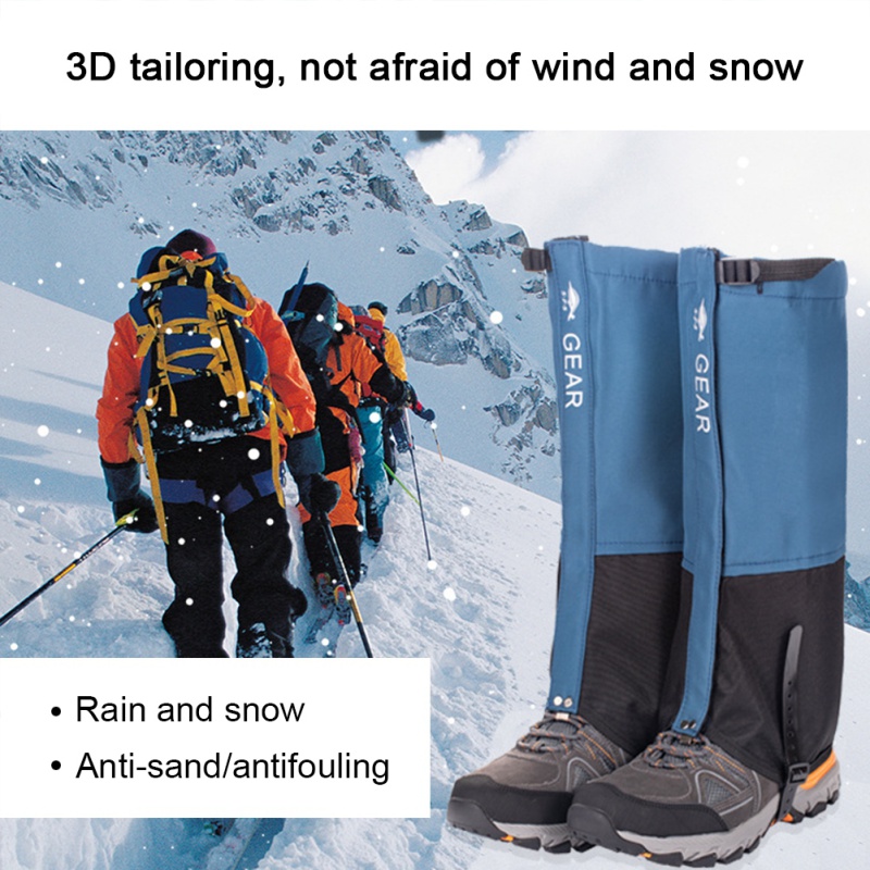 屋外ハイキング防水雪レギンスゲートル男性女性スキー登山砂漠ト - Trekking Gaiters のレビューと価格