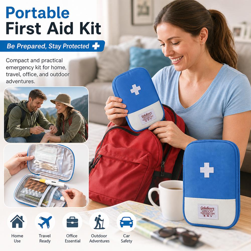 大容量ポータブル救急キットバッグ、家庭、車、旅行、キャンプ、 - Outdoor Camping Accessories のレビューと価格