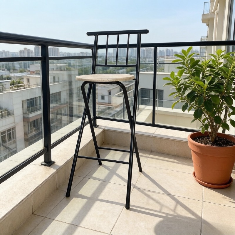 屋外折りたたみ式背もたれ付きハイチェア、キャンプ、バルコニー - Outdoor Camping High Chair のレビューと価格