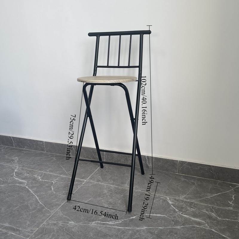 屋外折りたたみ式背もたれ付きハイチェア、キャンプ、バルコニー - Outdoor Camping High Chair のレビューと価格