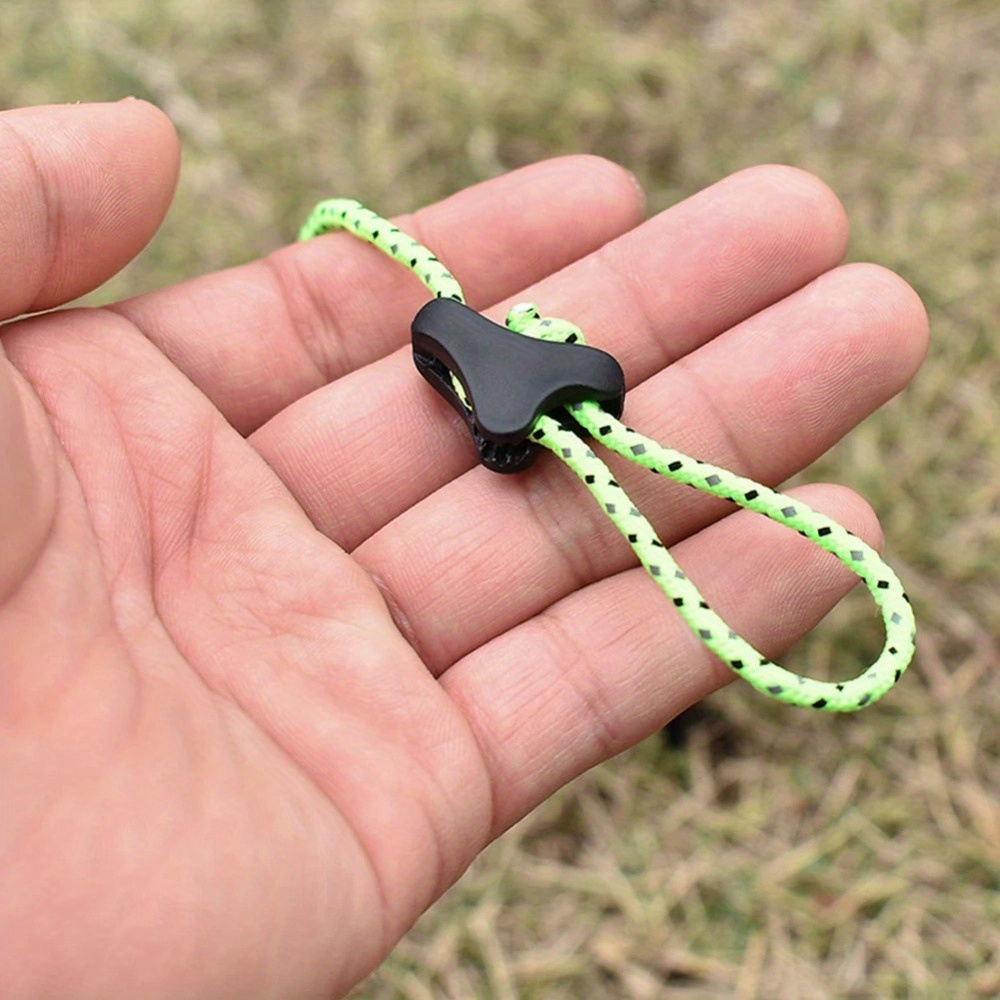 キャンプテントロープバックル、コード引き締めツール、ファスナ - Outdoor Camping Extension Cord のレビューと価格