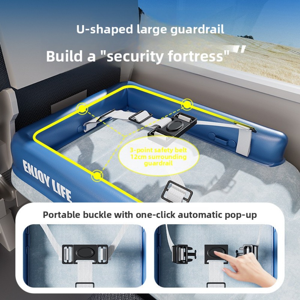 幼児用エアプレーンベッド＆カーシートエクステンダー、ポータブ - Inflatable Mattress のレビューと価格