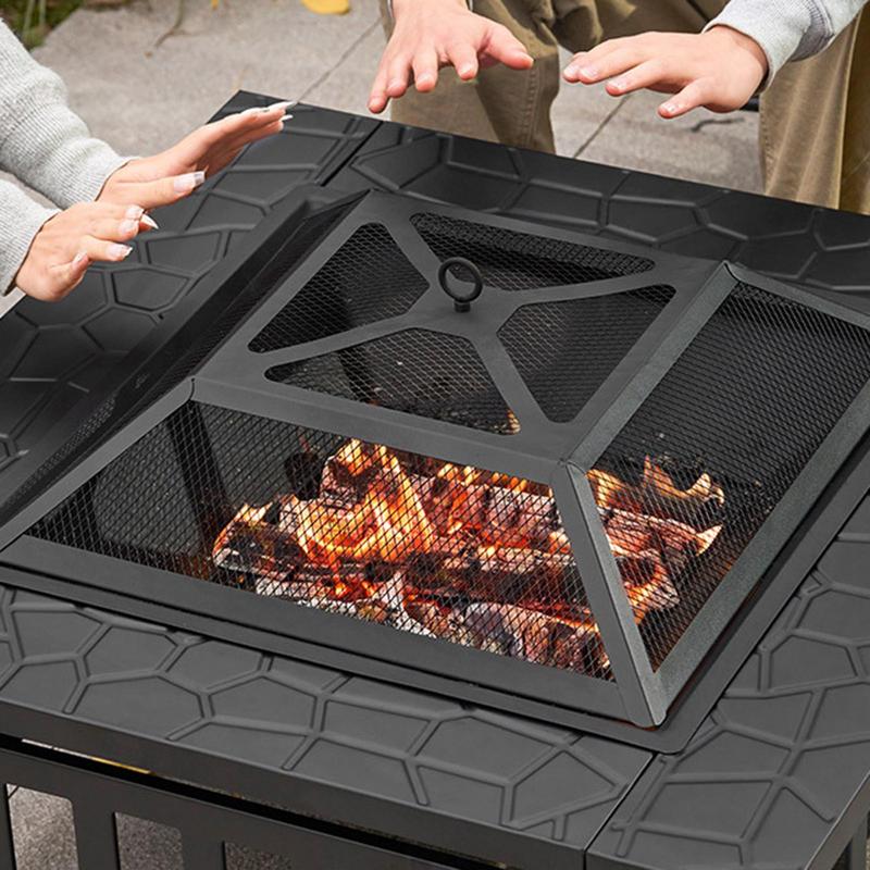 屋外キャンプ薪ストーブ,正方形の薪ストーブ,バーベキューグリ - Outdoor Camping Wood Stove のレビューと価格