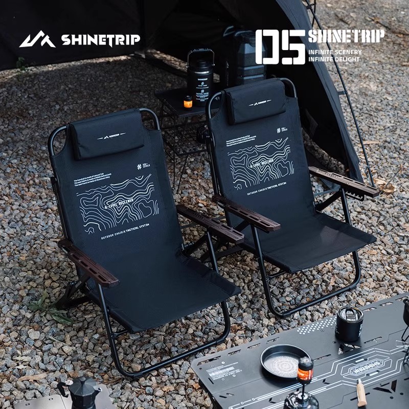 ShineTrip アウトドア折りたたみ式ラウンジチェア ポ - Outdoor Camping High Chair のレビューと価格