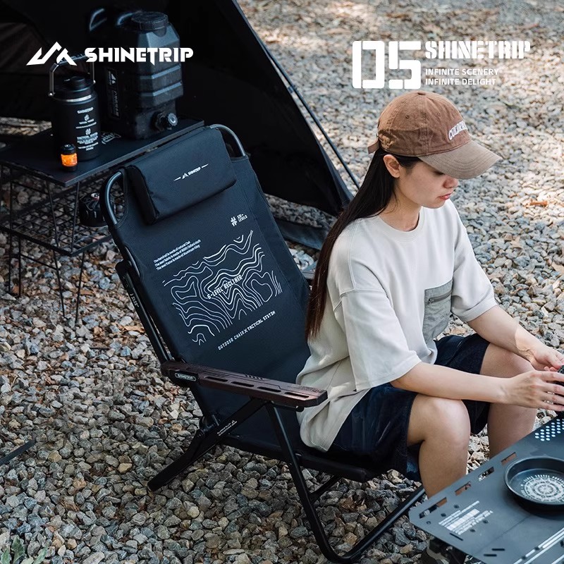 ShineTrip アウトドア折りたたみ式ラウンジチェア ポ - Outdoor Camping High Chair のレビューと価格