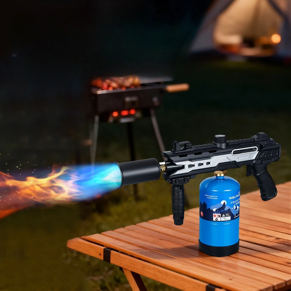 新型大口径高出力プロパンタンク焚き火トーチ キャンプ・庭用除 - Fire Starter Flint のレビューと価格