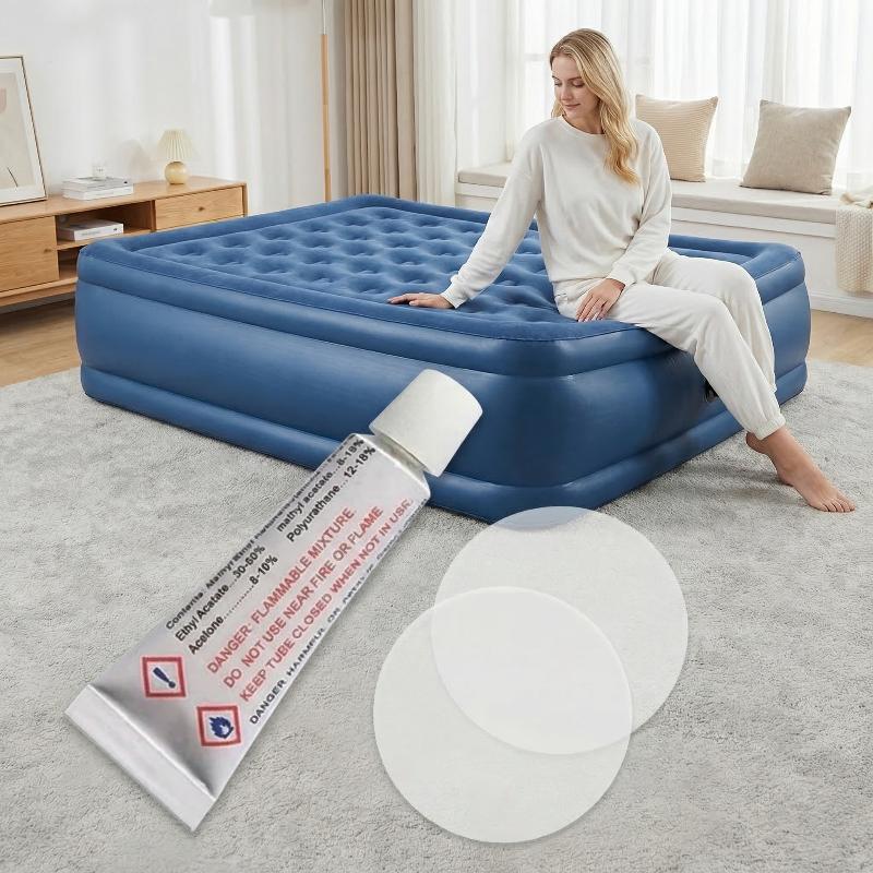 インフレータブルエアベッド修理パッチキット高耐久PVCパッチ - Inflatable Mattress のレビューと価格