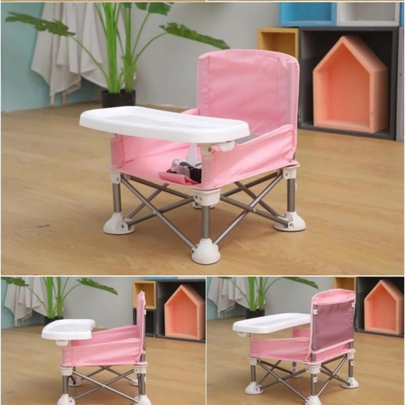 屋外折りたたみ式ポータブルコンパクトベビーチェア安全ベルト付 - Outdoor Camping High Chair のレビューと価格