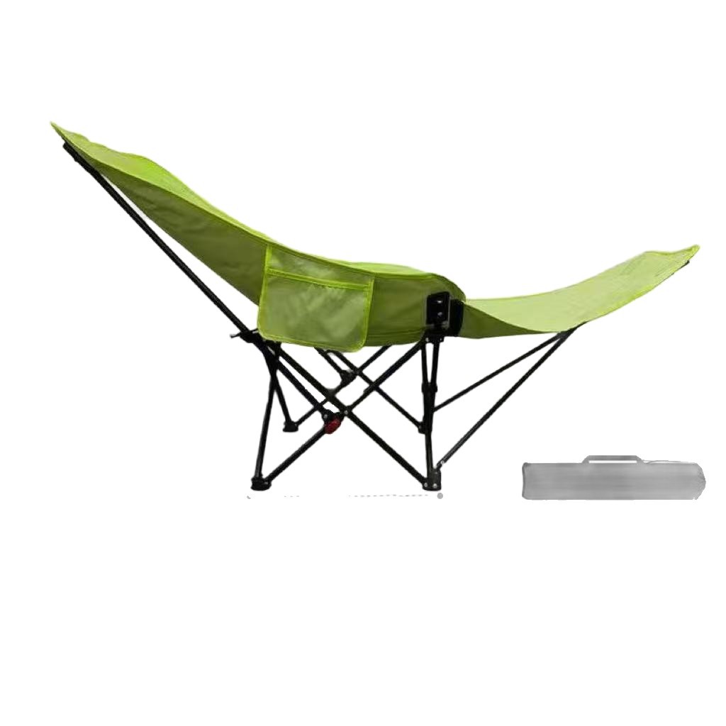 4つの調節可能な脚置き付きムーンチェア、キャンプ用折りたたみ - Outdoor Camping High Chair のレビューと価格