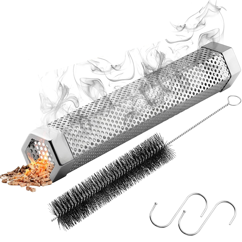 LMETJMA キャンプペレットスモーカーチューブセット 1 - Outdoor Camping Wood Stove のレビューと価格