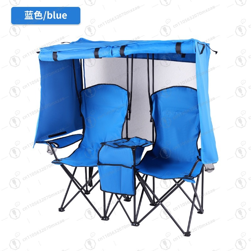 アウトドアキャンプレジャーダブル折りたたみ椅子釣りビーチチェ - Outdoor Camping Folding Chair のレビューと価格