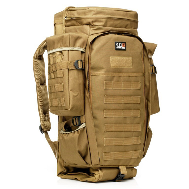 特殊部隊組み合わせバックパック、軍事戦術攻撃リュックサック、 - Lightweight Backpack 65L のレビューと価格