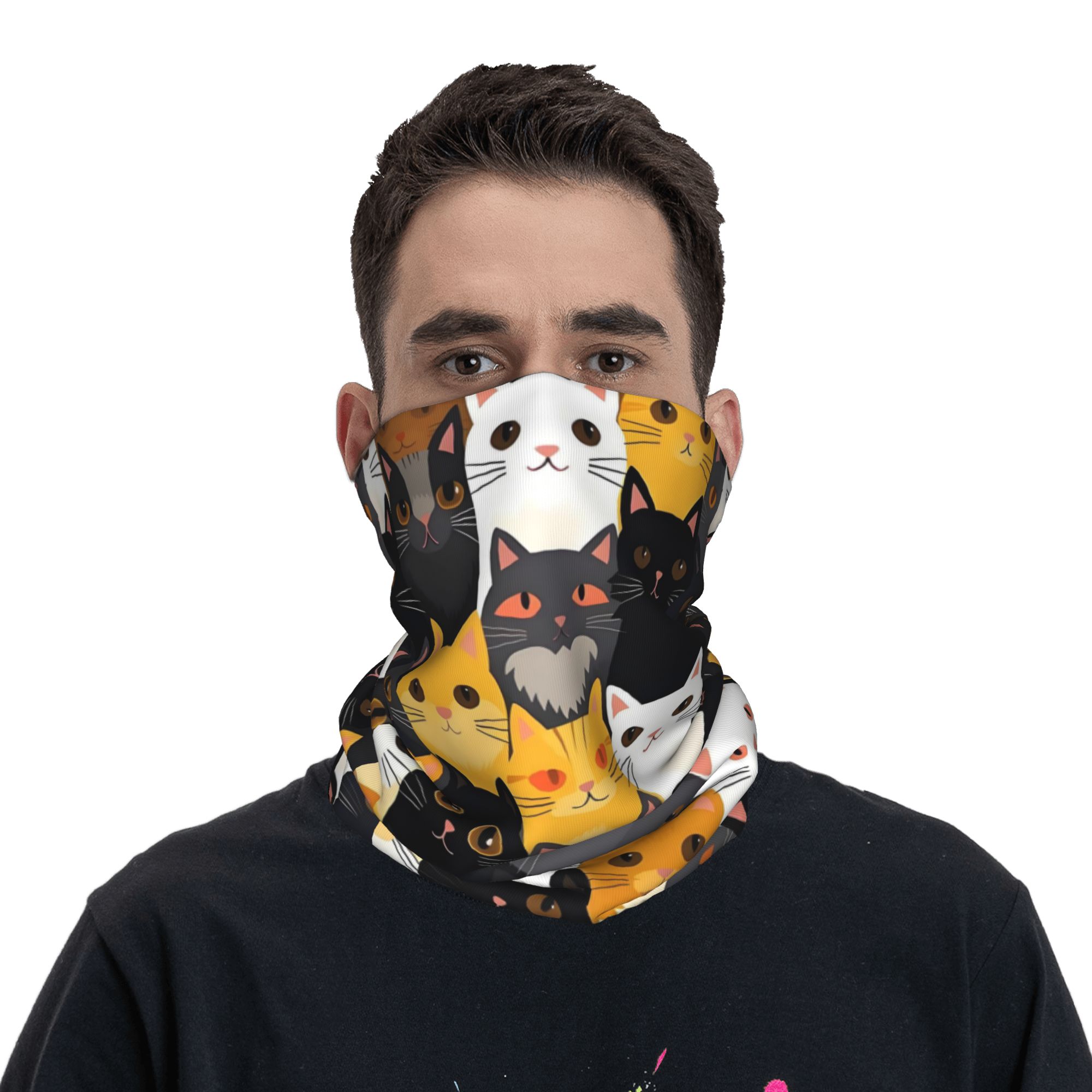 カスタム猫柄バンダナネックゲイター、ハイキング、ランニング、 - Trekking Gaiters のレビューと価格