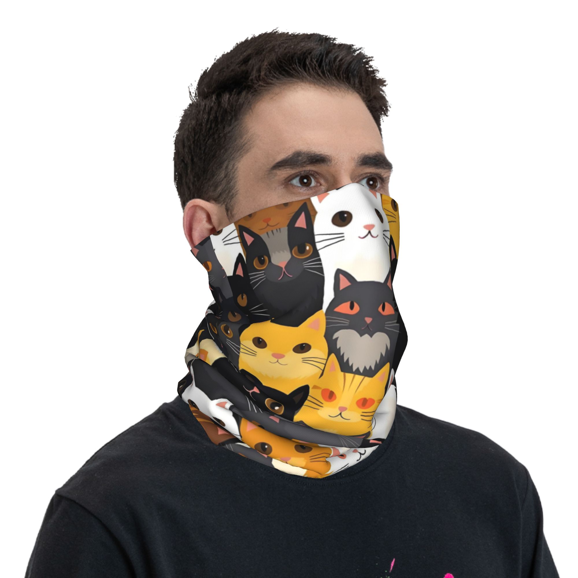 カスタム猫柄バンダナネックゲイター、ハイキング、ランニング、 - Trekking Gaiters のレビューと価格