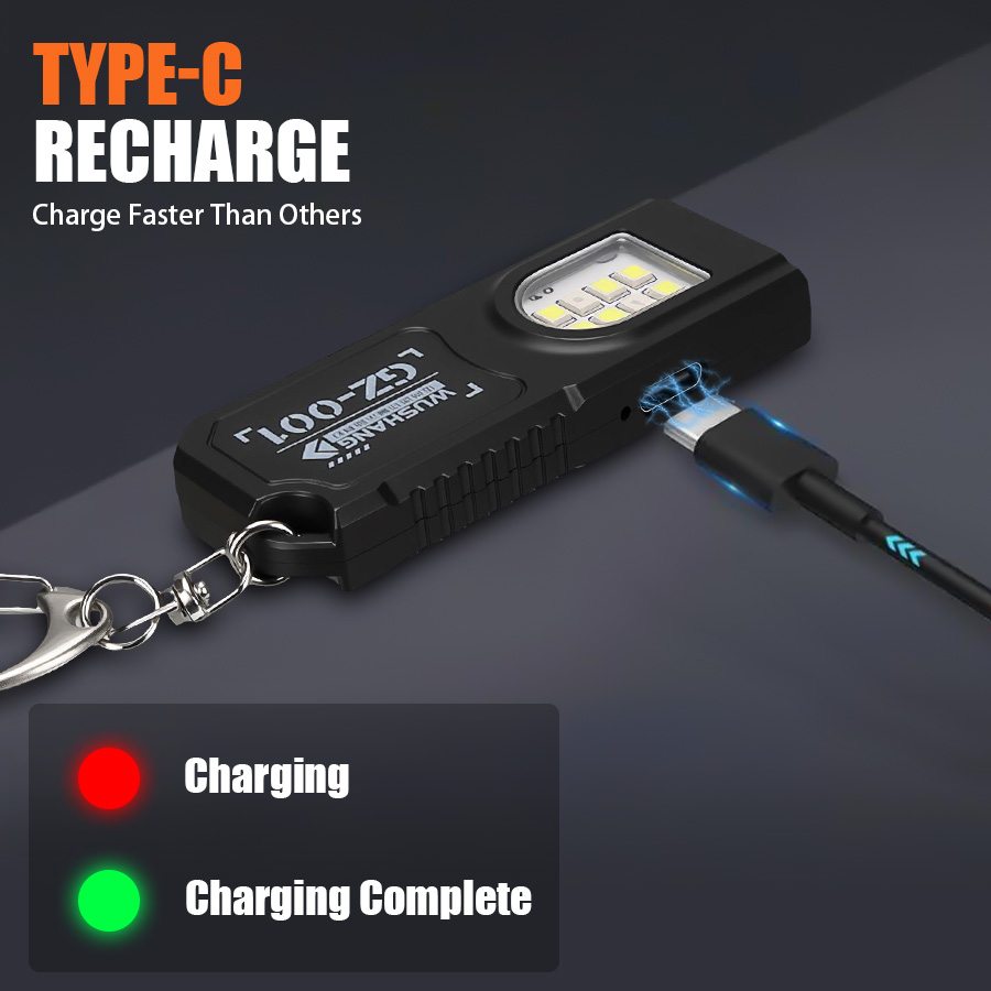 多機能キーホルダー懐中電灯 USB 充電式ミニ懐中電灯 CO - Outdoor Camping Lamp のレビューと価格