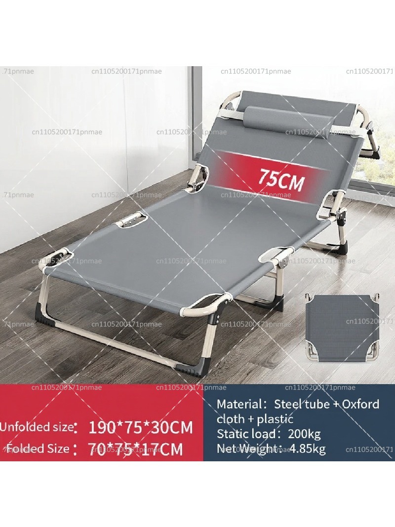金属製折りたたみシングルベッド モダンオフィス用ポータブルベ - Outdoor Camping Folding Chair のレビューと価格