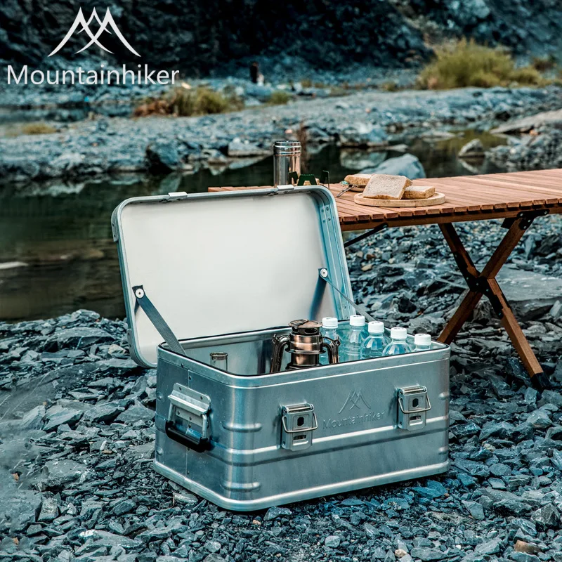 Mountainhiker 新しいアルミ合金屋外収納ボックス - Outdoor Camping Accessories のレビューと価格