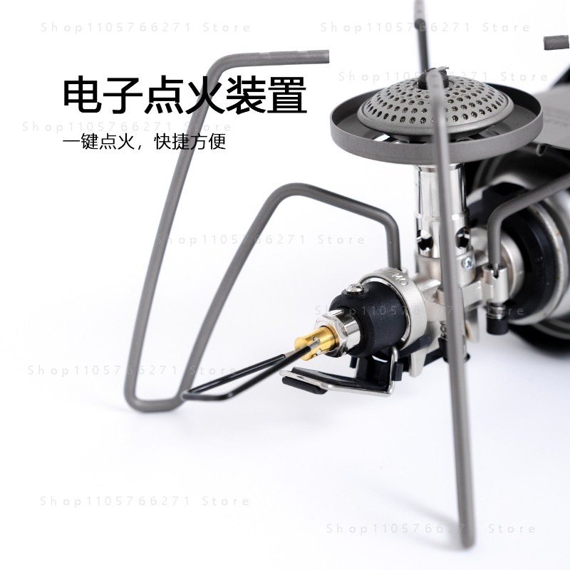 マイクロレギュレーター付きスパイダーストーブ、純チタン製ポー - Outdoor Camping Burner のレビューと価格