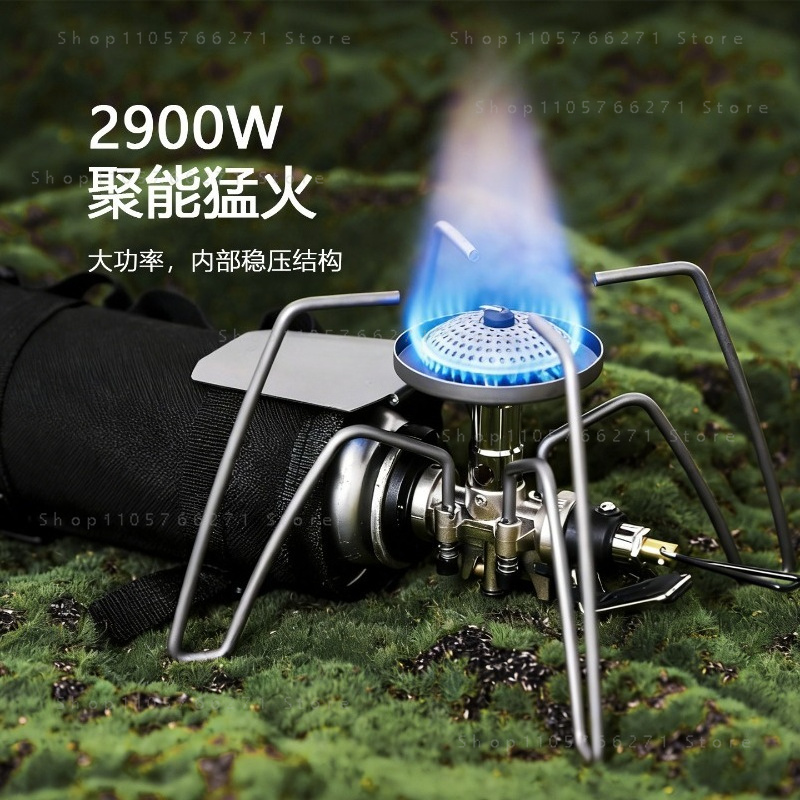 マイクロレギュレーター付きスパイダーストーブ、純チタン製ポー - Outdoor Camping Burner のレビューと価格