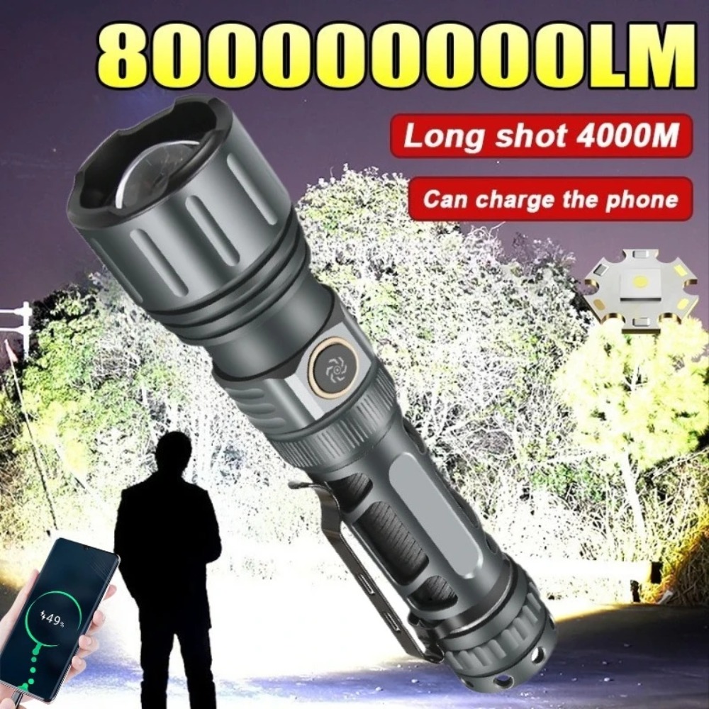 超高輝度懐中電灯ポータブル充電式 LED ランプ戦術的なキャ - Outdoor Camping Lamp のレビューと価格