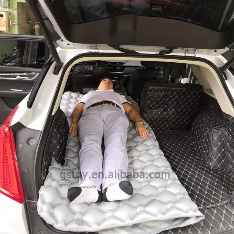 STLF SUV後部座席用インフレータブルカーベッドマットレ - Inflatable Mattress のレビューと価格