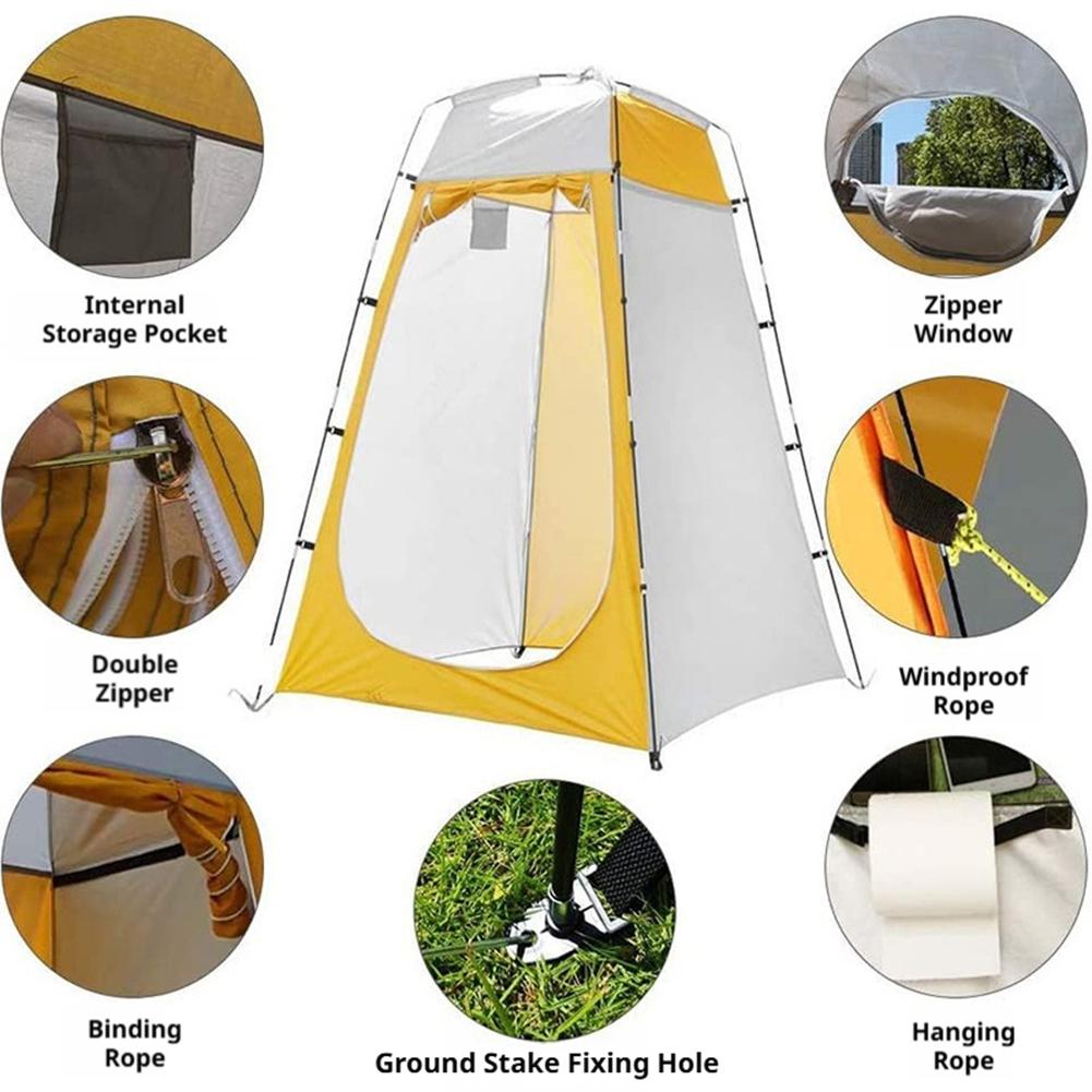 屋外ポータブルプライバシーテント ポップアップ式 キャンプシ - Outdoor Camping Toilet Tent のレビューと価格