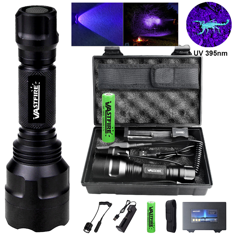 ハイパワーLED UV懐中電灯セット 395NM/青色光トー - Outdoor Camping Glamping Share のレビューと価格