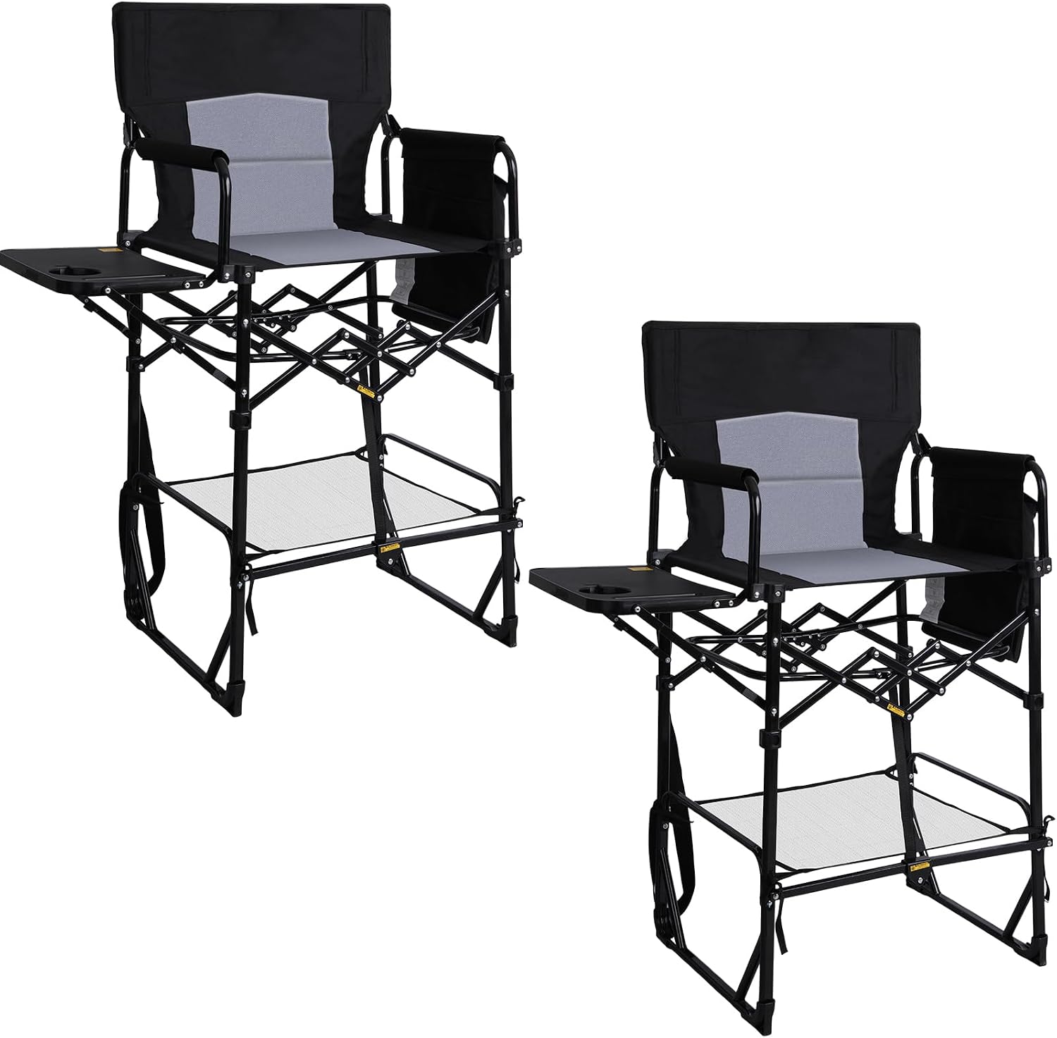 2パック エクストラトール折りたたみ式キャンプディレクターズ - Outdoor Camping High Chair のレビューと価格