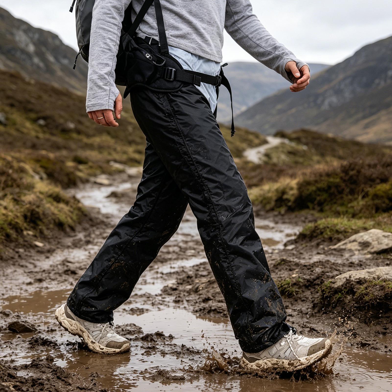 男性用レッグゲートル 調節可能な防水ガードゲートル ハイキン - Trekking Gaiters のレビューと価格